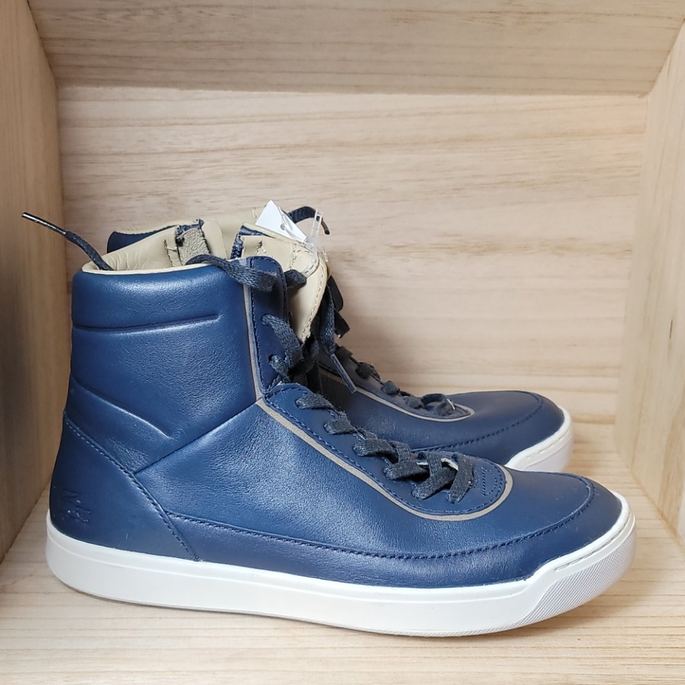 LACOSTE Explorateur Calf Leather High Top Shoes - Picture 3 of 11